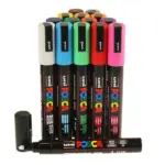 Μαρκαδόροι Uni Posca PC-5 Medium White - Image 2