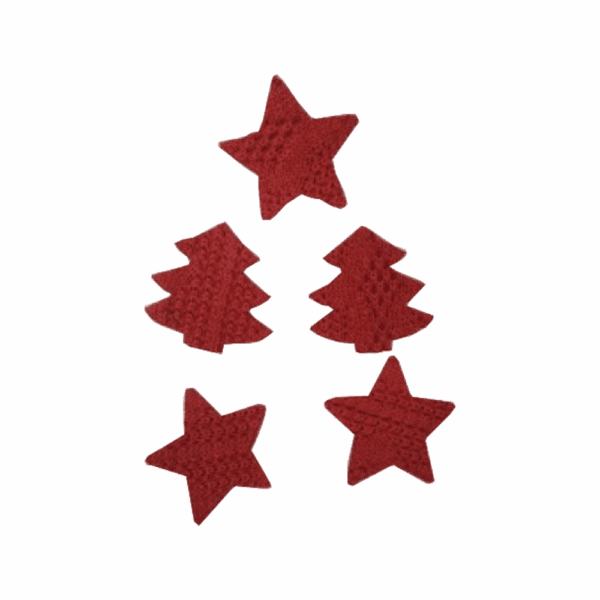 ΧΕΙΡ/ΝΙΑΣ ΑΥΤΟΚ. ΧΡΙΣΤ. ΑΣΤΕΡΙΑ-ΔΕΝΔΡΑ ΤΣΟΧΑΣ BLISTER 3cm 61107 6Τ