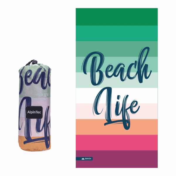 ALPINTEC ΠΕΤΣΕΤΑ MICROFIBER 80x160cm BEACH LIFE BMS-XL-1