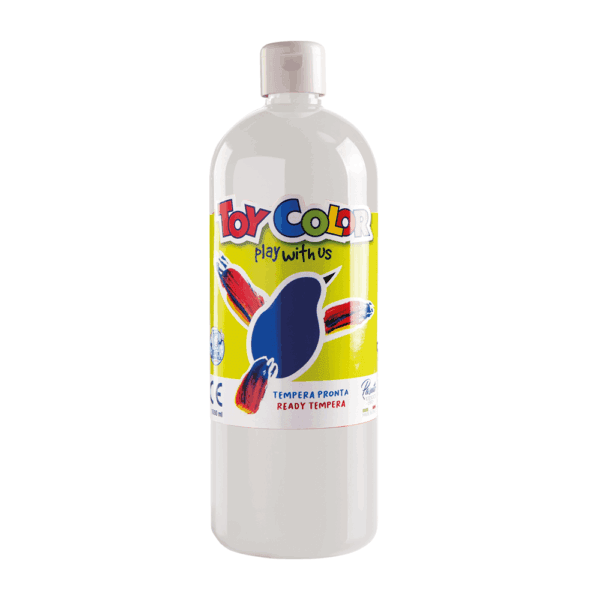 TOY COLOR ΤΕΜΠΕΡΑ S/WASH 1000ml PRIMARY 0554.001 ΛΕΥΚΗ