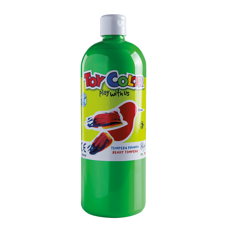 TOY COLOR ΤΕΜΠΕΡΑ S/WASH 1000ml PRIMARY 0554.011 LIGHT ΠΡΑΣΙΝΟ TOY COLOR ΤΕΜΠΕΡΑ S/WASH 1000ml PRIMARY 0554.011 LIGHT ΠΡΑΣΙΝΟ