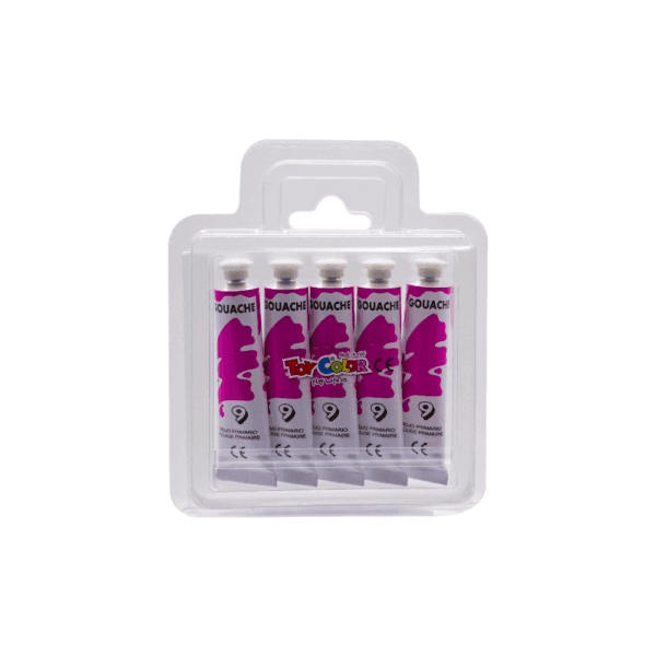 TOY COLOR ΤΕΜΠΕΡΑ S/WASH 12ml PRIMARY 730.09 MAGENTA ΚΟΚΚΙΝΗ 5Τ