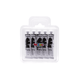 TOY COLOR ΤΕΜΠΕΡΑ S/WASH 12ml PRIMARY 730.24 ΜΑΥΡΗ 5Τ