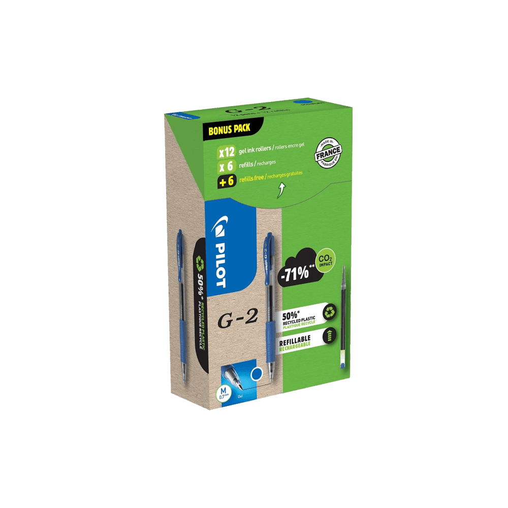 PILOT ΣΤΥΛΟ G-2 0.7 PROMO 12Τ & ΑΝΤ/ΚΟ 12T 556183 ΜΠΛΕ PILOT ΣΤΥΛΟ G-2 0.7 PROMO 12Τ & ΑΝΤ/ΚΟ 12T 556183 ΜΠΛΕ