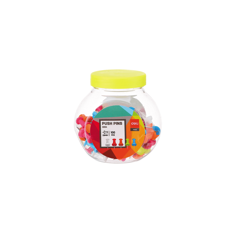 DELI ΚΑΡΦΙΤΣΕΣ ΧΑΡΤΗ ΚΟΥΤΙ ΠΛΑΣΤ. 100Τ 23mm E0054 ΑΣΣΟΡΤΙ DELI ΚΑΡΦΙΤΣΕΣ ΧΑΡΤΗ ΚΟΥΤΙ ΠΛΑΣΤ. 100Τ 23mm E0054 ΑΣΣΟΡΤΙ