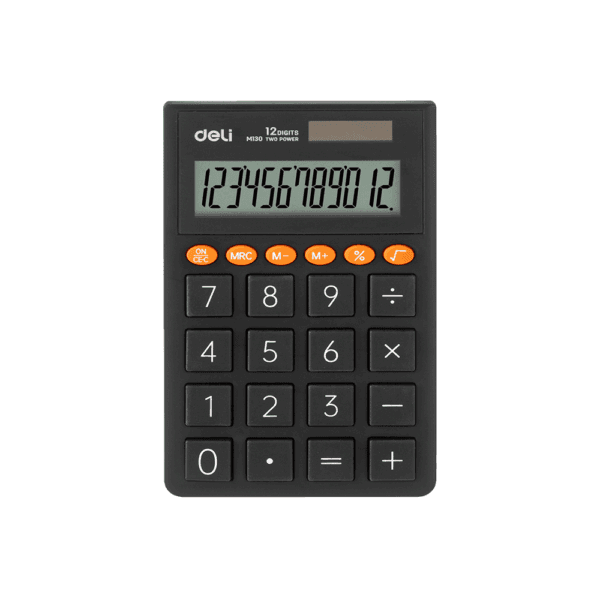 DELI ΑΡΙΘ/ΝΗ 12Ψ ΜΠΑΤ./ΗΛ. ΡΙΖΑ ΜΕΤ. 7.02x0.85x11.22cm M130 ΣΚ. ΓΚΡΙ