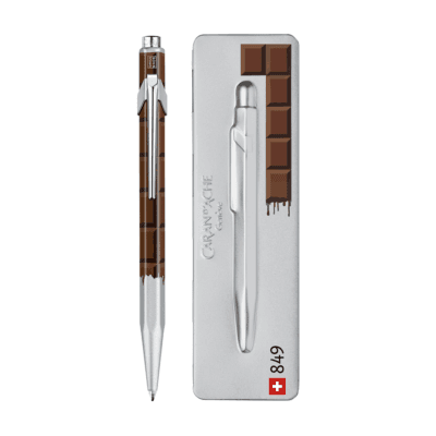 CDA ΣΤΥΛΟ BALLP. ΜΠΛΕ ΜΕΛ. ΜΕΤ. ΣΕ ΜΕΤ. ΚΟΥΤΙ MEDIUM 849 TOTALLY SWISS 849.752 CHOCOLATE