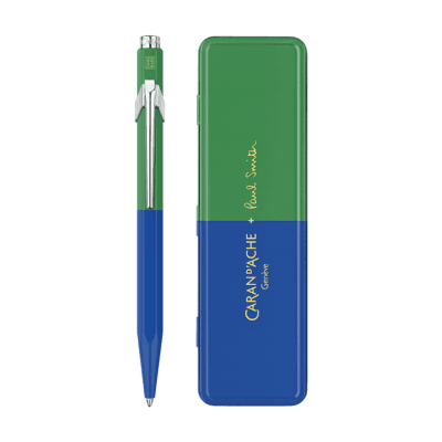 CDA ΣΤΥΛΟ BALLP. ΜΑΥΡΟ ΜΕΛ. ΜΕΤ. ΣΕ ΜΕΤ. ΚΟΥΤΙ MEDIUM 849 PAUL SMITH NM0849.338 COBALT EMERALD