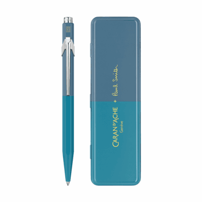 CDA ΣΤΥΛΟ BALLP. ΜΑΥΡΟ ΜΕΛ. ΜΕΤ. ΣΕ ΜΕΤ. ΚΟΥΤΙ MEDIUM 849 PAUL SMITH NM0849.342 CYAN STEEL