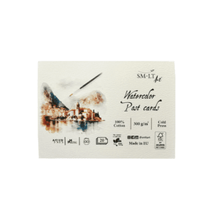 SMLT ART ΚΑΡΤ ΠΟΣΤΑΛ ΑΚΟΥΑΡΕΛΑΣ 20Τ 10.5x15cm 300gsm PC-20(300)/FSC