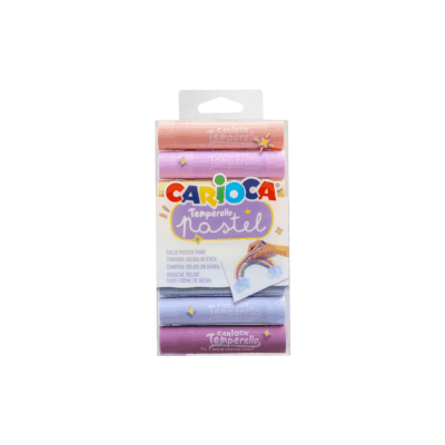 CARIOCA ΤΕΜΠΕΡΑ ΣΤΙΚ W/ABLE  BLISTER 8ΧΡ PASTEL 42673 ΠΑΣΤΕΛ