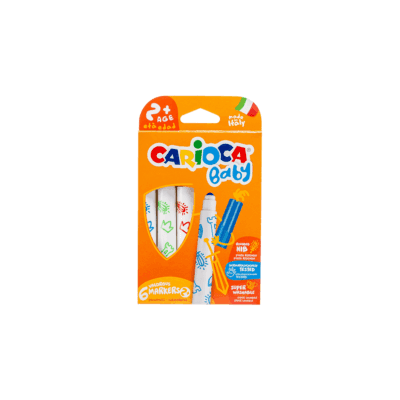 CARIOCA ΜΑΡΚΑΔΟΡΟΣ 2+ ΧΑΡΤ. BLISTER 6ΧΡ BABY 42813
