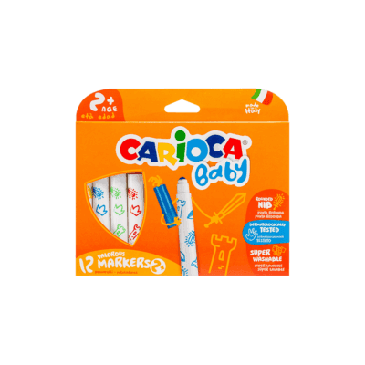 CARIOCA ΜΑΡΚΑΔΟΡΟΣ 2+ ΧΑΡΤ. BLISTER 12ΧΡ BABY 42814