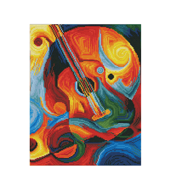 DD ΚΑΤΑΣΚΕΥΗ ΨΗΦΙΔΩΤΟ ΚΑΜΒΑΣ BLISTER 37x47cm ART 50466 ΚΙΘΑΡΑ
