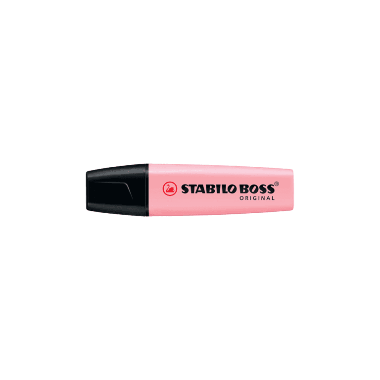 STABILO ΜΑΡΚ. ΥΠΟΓΡ. BOSS 70/129 ΠΑΣΤΕΛ ΡΟΖ 10Τ