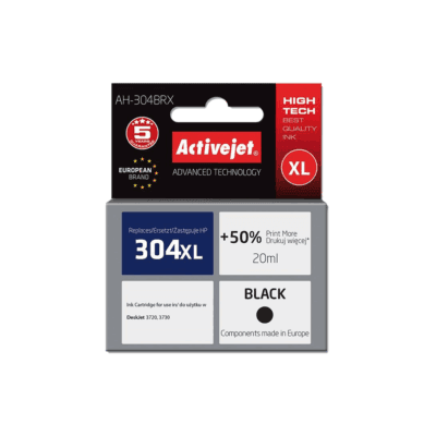 ACJ INK ΣΥΜΒ. ΜΕ HP AH-304BRX #304XL BLK 20ml (Α) #N9K07AE