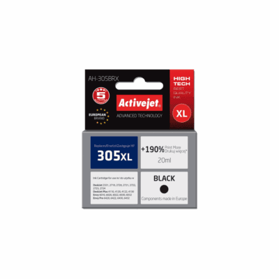 ACJ INK ΣΥΜΒ. ΜΕ HP AH-305BRX #305XL BLK 20ml (Α) #3YM62AE