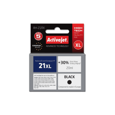 ACJ INK ΣΥΜΒ. ΜΕ HP AH-21RX #21XL BLK 20ml (Α) #C9351CE