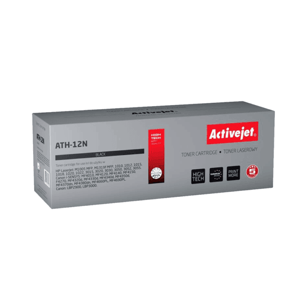 ACJ TONER ΣΥΜΒ. ΜΕ HP ATH-12N #12A BLK 2.300Φ. (Ν) #Q2612A