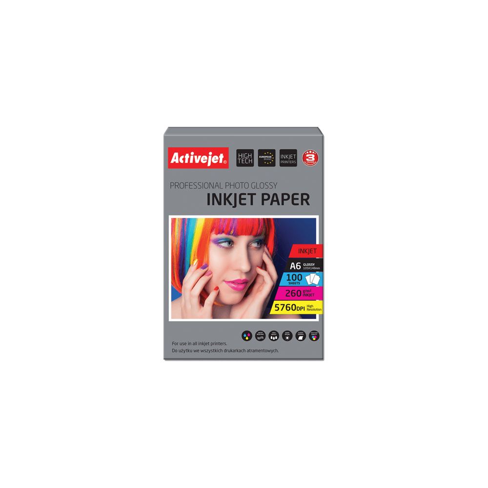 ACJ ΧΑΡΤΙ ΦΩΤ. ΓΥΑΛ. 100Φ Α6 260gr EXPACJPAP0019 ACJ ΧΑΡΤΙ ΦΩΤ. ΓΥΑΛ. 100Φ Α6 260gr EXPACJPAP0019