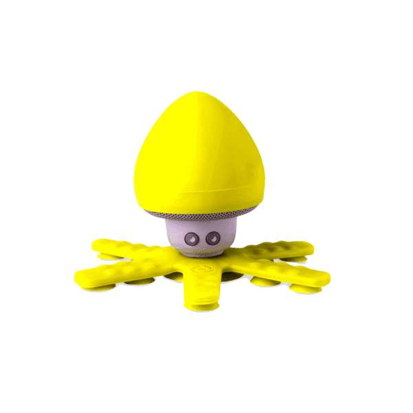 CELLY ΗΧΕΙΟ BLUETOOTH ΦΟΡΗΤΟ ΑΔΙΑΒΡΟΧΟ 3W/ 150Hz-18KHz SQUIDDYSOUNDYL ΚΙΤΡΙΝΟ