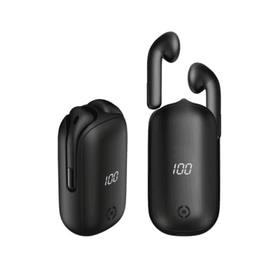 CELLY ΑΚΟΥΣΤΙΚA ΑΣΥΡΜΑΤΑ ΜΕ ΒΑΣΗ ΦΟΡΤΙΣΗΣ BLUETOOTH SLIDE1BK ΜΑΥΡΑ