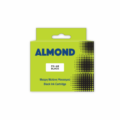 ALMOND INK ΣΥΜΒ. ΜΕ CANON #PG-40 BLK 16ml (A) #0615B001
