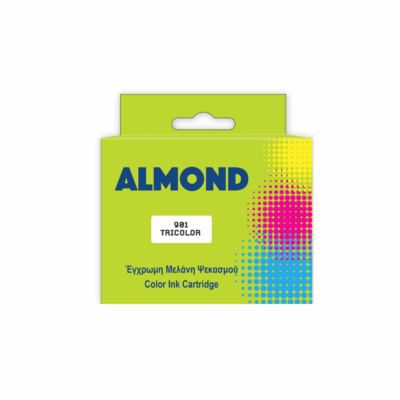 ALMOND INK ΣΥΜΒ. ΜΕ HP #901 TRICOLOR 12ml (A) #CC656AE