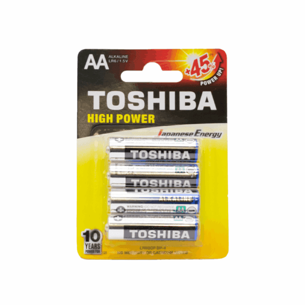 TOSHIBA ΜΠΑΤΑΡΙΑ (AA) ALKALINE BLISTER 4T LR 06 00152650