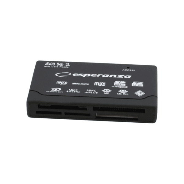 ESPERANZA ΣΥΣΚΕΥΗ ΑΝΑΓΝΩΣΗΣ ΚΑΡΤΩΝ ΜΝΗΜΗΣ USB 2.0 ALL IN ONE EA119 ΜΑΥΡΗ