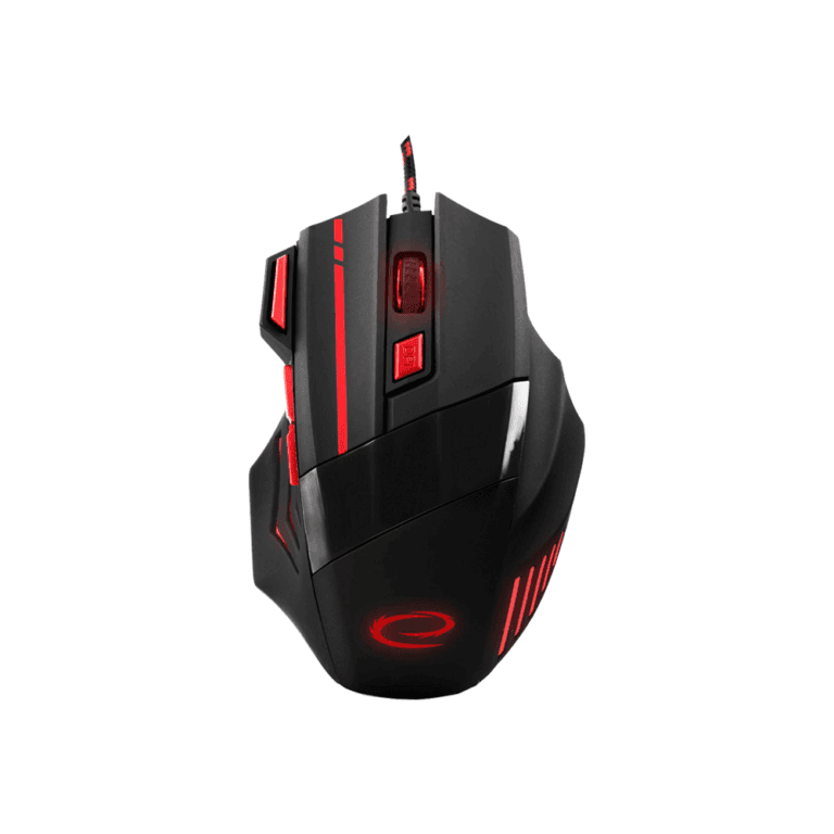 ESPERANZA GAMING ΠΟΝΤΙΚΙ ΕΝΣΥΡΜΑΤΟ 800/2400DPI USB 2.0 WOLF EGM201R ΚΟΚΚΙΝΟ