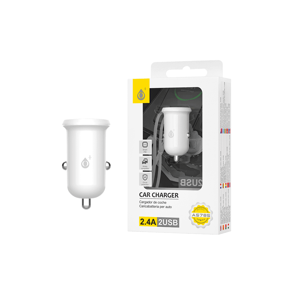 MTK ΦΟΡΤΙΣΤΗΣ ΑΥΤΟΚΙΝΗΤΟΥ 2.4Α 2USB A5785 2001791 ΛΕΥΚΟΣ MTK ΦΟΡΤΙΣΤΗΣ ΑΥΤΟΚΙΝΗΤΟΥ 2.4Α 2USB A5785 2001791 ΛΕΥΚΟΣ