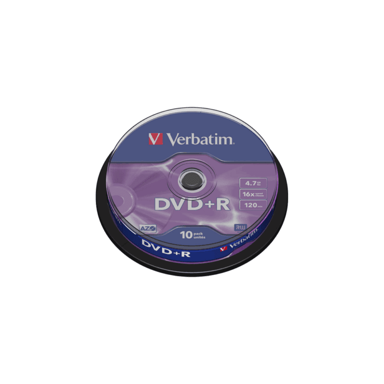 VERBATIM DVD+R 4.7GB 16X CB 43498 10Τ
