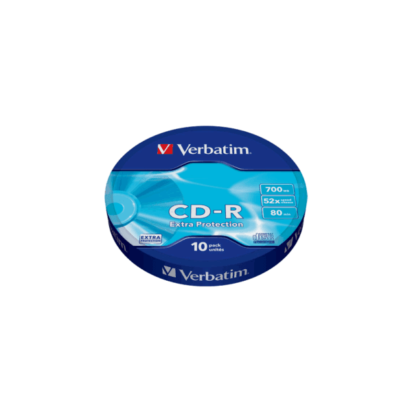 VERBATIM CD-R 700MB 52X ΣΥΡΡΙΚΝ. 43725 10Τ