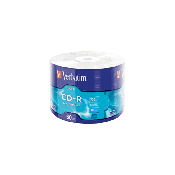 VERBATIM CD-R 700MB 52X ΣΥΡΡΙΚΝ. 43787 50Τ