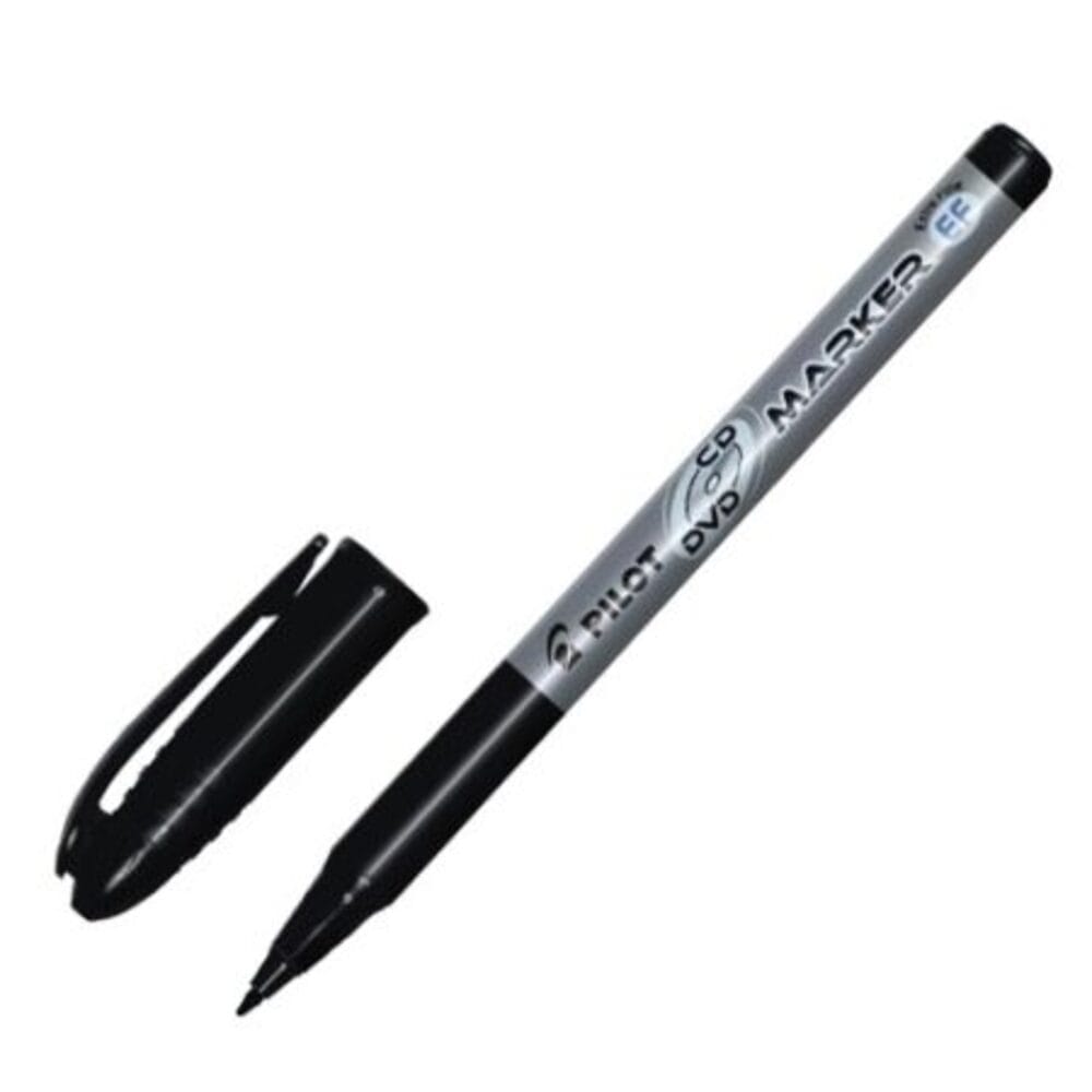 MARKER CD-DVD BLACK Pilot Μαρκαδόρος CD Ανεξίτηλος BG Extra Fine Μαύρος - Image 1