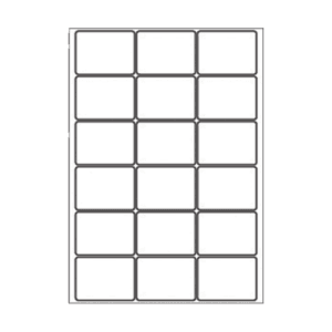 SOREX ΕΤΙΚΕΤΕΣ ΑΥΤΟΚ. ΕΚΤΥΠ. 3x6 100Φ Α4 63.5x46mm 63046