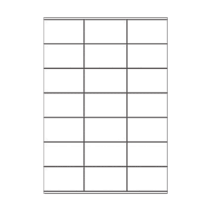 SOREX ΕΤΙΚΕΤΕΣ ΑΥΤΟΚ. ΕΚΤΥΠ. 3x7 100Φ Α4 70x41mm 70041