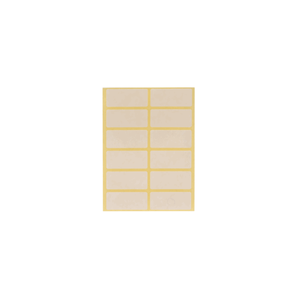ΕΤΙΚΕΤΕΣ ΑΥΤΟΚ. 12/Φ 40Φ 49x22mm N12 ΛΕΥΚΕΣ