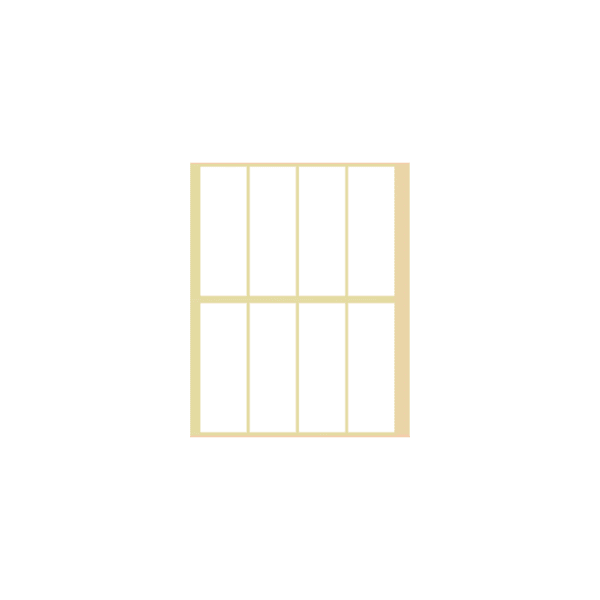 ΕΤΙΚΕΤΕΣ ΑΥΤΟΚ.  8/Φ 40Φ 23x72mm N20 ΛΕΥΚΕΣ