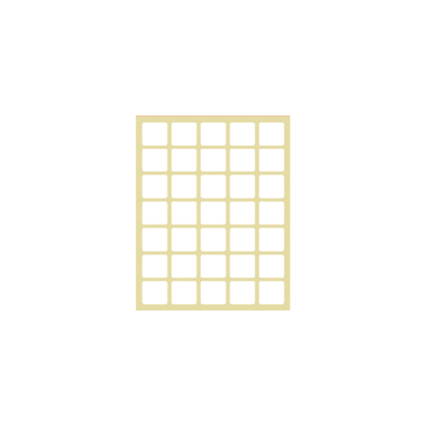 ΕΤΙΚΕΤΕΣ ΑΥΤΟΚ. 35/Φ 40Φ 18x19mm N42 ΛΕΥΚΕΣ