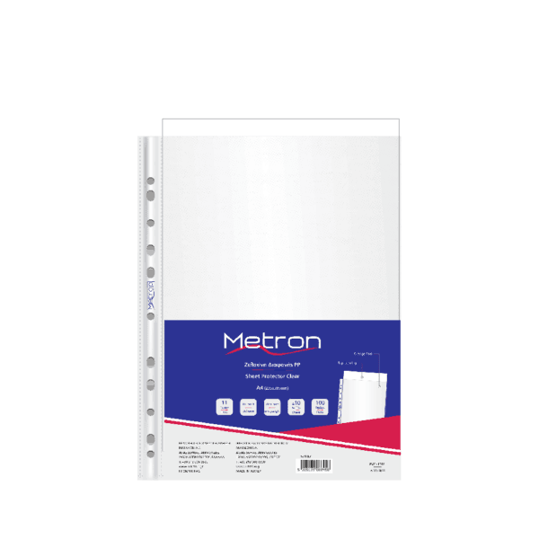 METRON ΖΕΛΑΤΙΝΗ Π ΕΝΙΣΧ. Α4 70micron 57107 100Τ