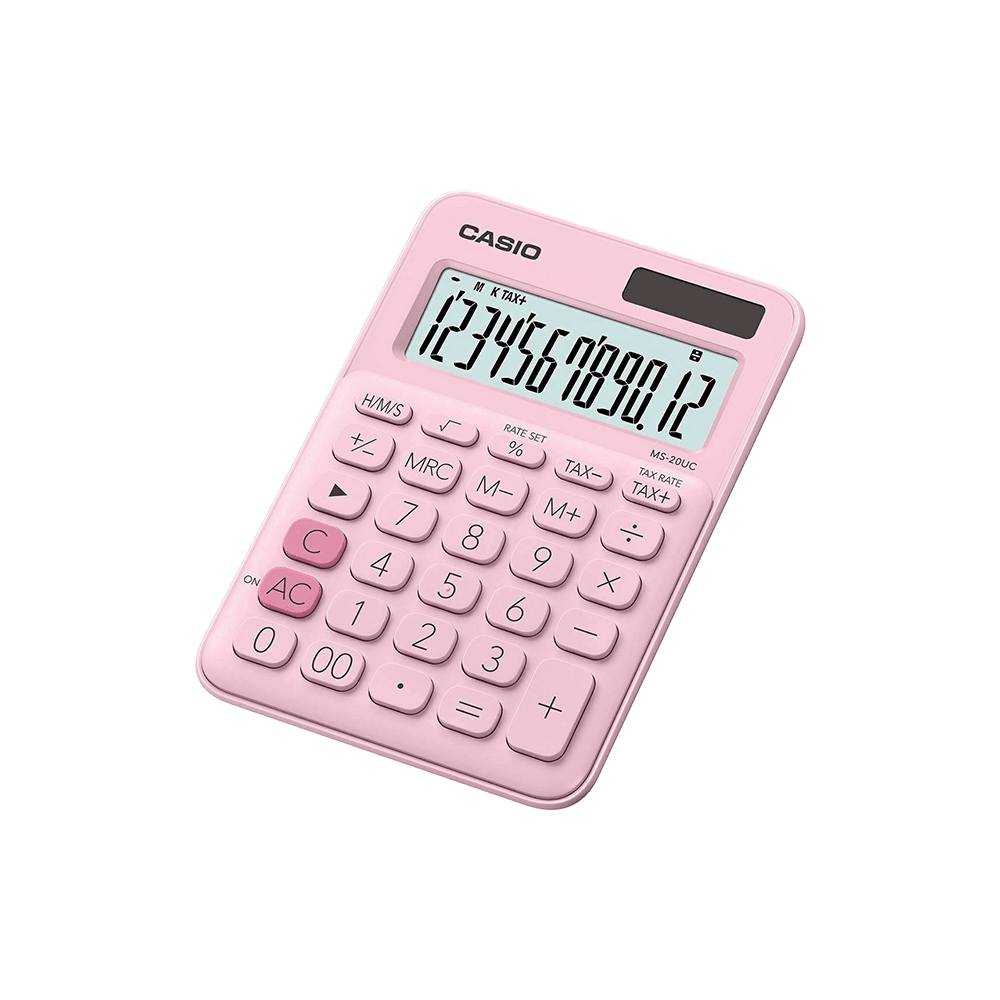 CASIO ΑΡΙΘ/ΝΗ 12Ψ ΜΠΑΤ./ΗΛ. ΑΠΟΦΟΡ. ΡΙΖΑ 14.95x10.5cm MS-20UC-PK ΡΟΖ CASIO ΑΡΙΘ/ΝΗ 12Ψ ΜΠΑΤ./ΗΛ. ΑΠΟΦΟΡ. ΡΙΖΑ 14.95x10.5cm MS-20UC-PK ΡΟΖ