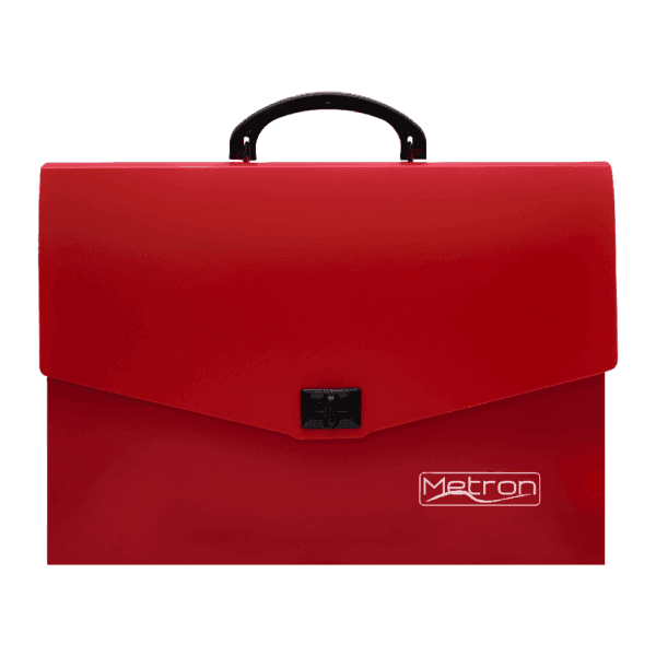 METRON ΤΣΑΝΤΑ ΣΧΕΔΙΟΥ 26x35x5 ΚΟΚΚΙΝΗ