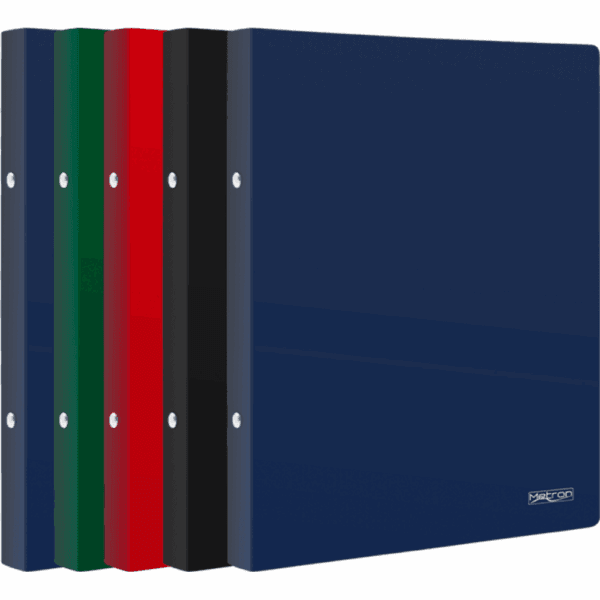 METRON ΝΤΟΣΙΕ 2ΚΡ ΠΛΑΣT. Α4 4cm 04901-5 ΜΑΤ ΑΣΣΟΡΤΙ 5Τ