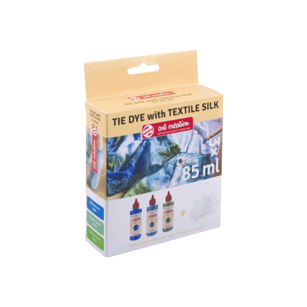 TAL ΧΡΩΜΑ ΓΙΑ ΥΦΑΣΜΑ ΣΕΤ 3Τ 85ml TIE DYE 403900003 ΜΠΛΕ