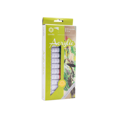 METRON ART ΧΡΩΜΑ ΑΚΡΥΛ 12ml ΣΕΤ 12Τ. A14511