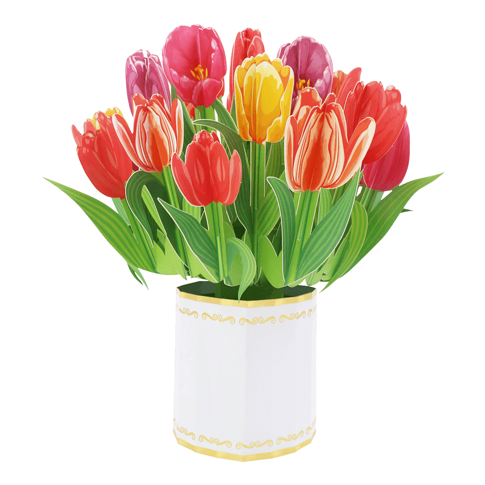 ORIGAMO ΚΑΡΤΑ ΕΥΧΕΤΗΡΙΑ FLOBOUQUET ΤΟΥΛΙΠΕΣ 30x34.3cm FLOREVER FQ005 ORIGAMO ΚΑΡΤΑ ΕΥΧΕΤΗΡΙΑ FLOBOUQUET ΤΟΥΛΙΠΕΣ 30x34.3cm FLOREVER FQ005