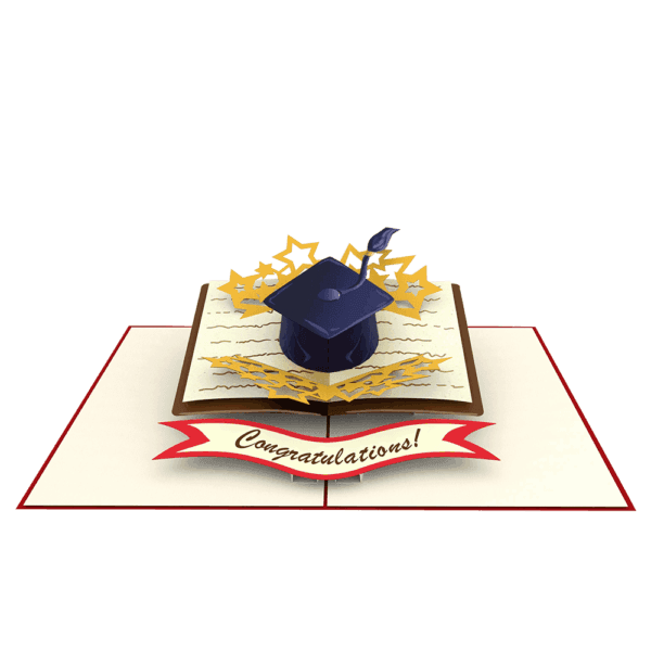 ORIGAMO ΚΑΡΤΑ ΕΥΧΕΤΗΡΙΑ ΑΝΑΔΥΟΜΕΝΗ ΚΑΠΕΛΟ ΑΠΟΦΟΙΤΗΣΗΣ 18.5x14cm KIRIGAMI KP039