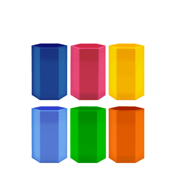 METRON ΜΟΛΥΒΟΘΗΚΗ ΠΟΛΥΓΩΝΗ FUN 01.01.0057 ΑΣΣΟΡΤΙ